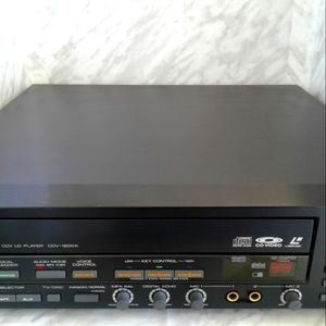 YAMAHA CDV-1200K Natural Sound Laser Disc Karaoke CD CDV LD Player video tested